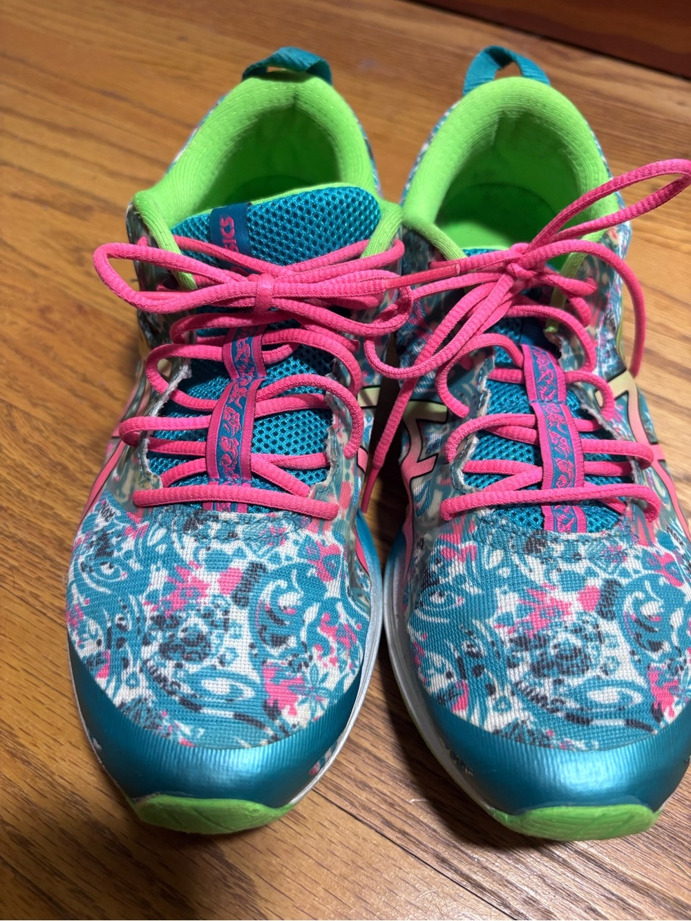 ASICS Gel Hyper Tri 2 Running Shoes size 7.5-bright multicolor triathlon